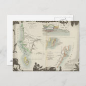 Französische Kolonien in Afrika Postkarte (Vorne/Hinten)