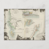 Französische Kolonien in Afrika Postkarte (Vorderseite)