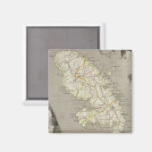 Französische Kolonien Martinique Magnet (Vorderseite/Rückseite)