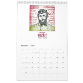 Französische Komponisten - Wandkalender (Feb 2027)