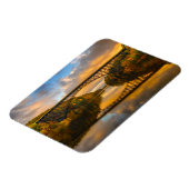 Französische Königbrücke im Herbst Magnet (Linke Seite)