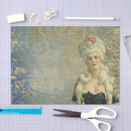 Französische Königin Seidenpapier (Handwerk)