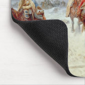 Französische Kräfte, die den Fluss Berezina Mousepad (Ecke)
