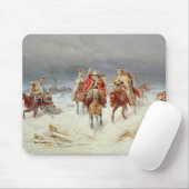 Französische Kräfte, die den Fluss Berezina Mousepad (Mit Mouse)
