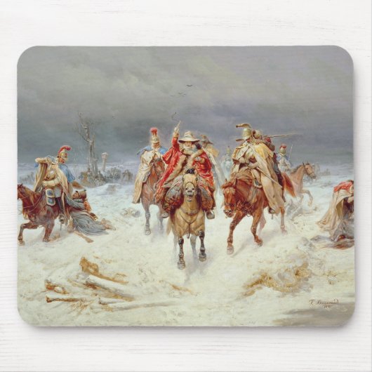 Französische Kräfte, die den Fluss Berezina Mousepad (Vorne)