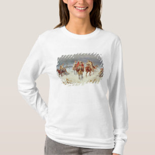 Französische Kräfte, die den Fluss Berezina T-Shirt