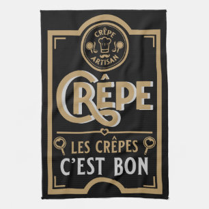 Französische Krebse Geschirrtuch