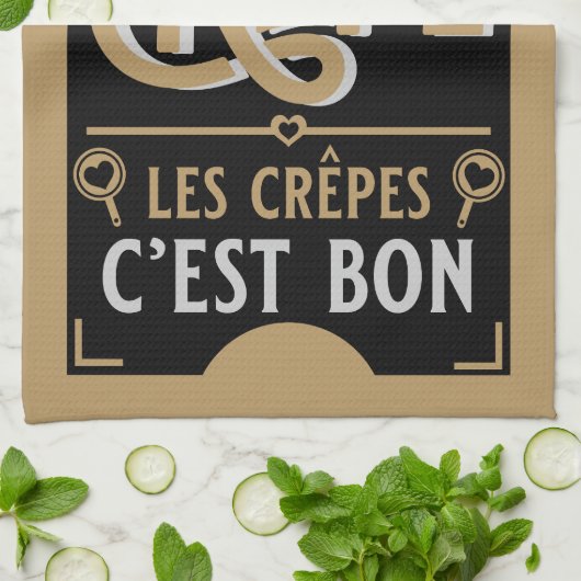 Französische Krebse Geschirrtuch (Gefaltet)