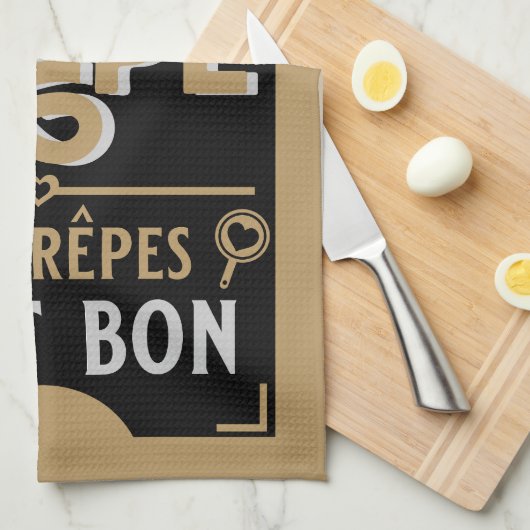 Französische Krebse Geschirrtuch (Viertel Falte)