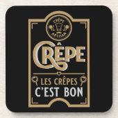 Französische Krebse Getränkeuntersetzer (Vorderseite)