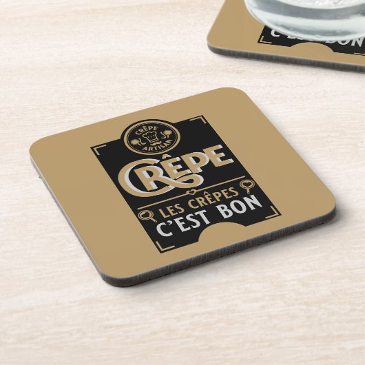 Französische Krebse Getränkeuntersetzer (Linke Seite)