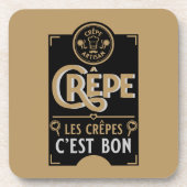 Französische Krebse Getränkeuntersetzer (Vorderseite)