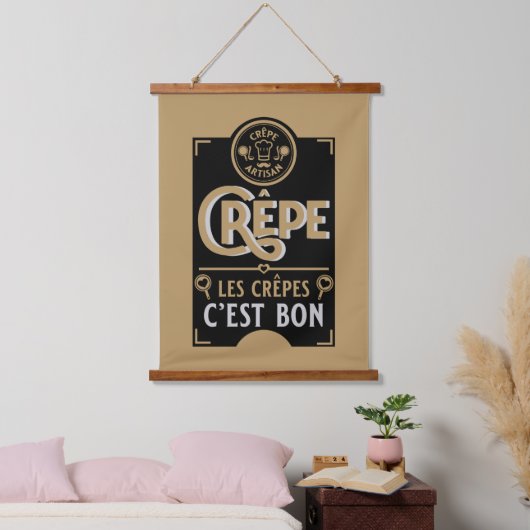 Französische Krebse Wandteppich Mit Holzrahmen (Schlafzimmer)