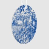 Französische Krippe Ornament (Vorderseite)