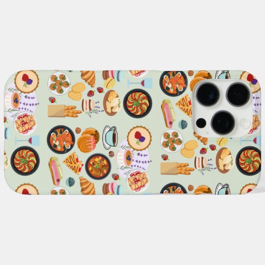 Französische Küche Case-Mate iPhone Hülle (Rückseite (Horizontal))