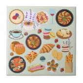 Französische Küche Fliese (Vorderseite)