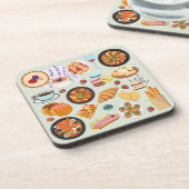 Französische Küche Getränkeuntersetzer (Linke Seite)