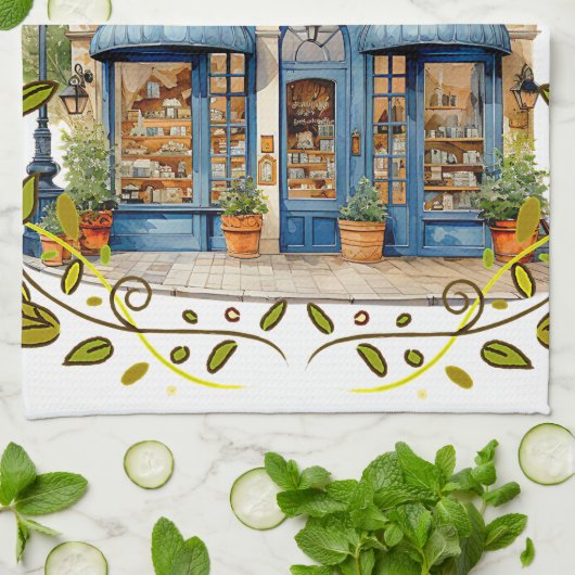 Französische Küche Handtücher (Gefaltet)