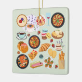 Französische Küche Keramikornament (Links)