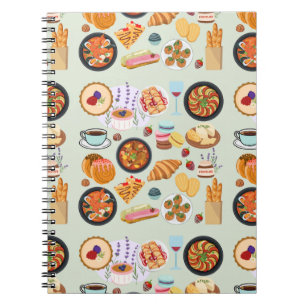 Französische Küche Notizblock