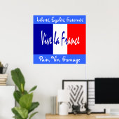 französische Küche Poster (Heimbüro)