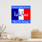französische Küche Poster (Küche)