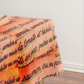Französische Küche Tischdecke (Beispiel)