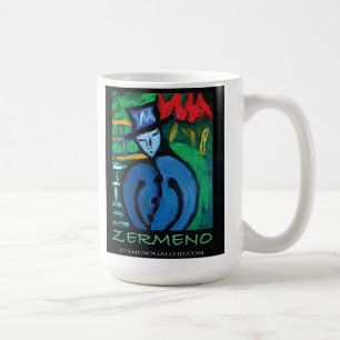 Französische Kunst-Kaffee-Tasse Kaffeetasse
