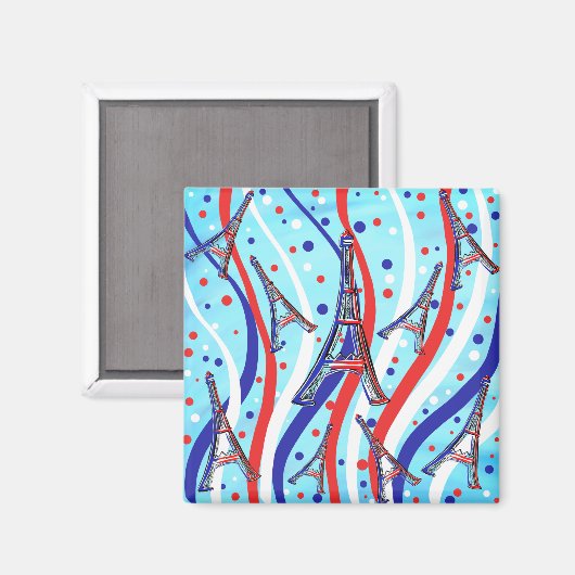 Französische Kunst Magnet (Vorderseite/Rückseite)