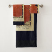 Französische Kunst Nouveau Badhandtuch Set (Insitu)