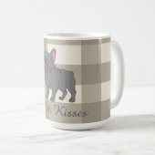 Französische Küsse Kaffeetasse (VorderseiteRechts)