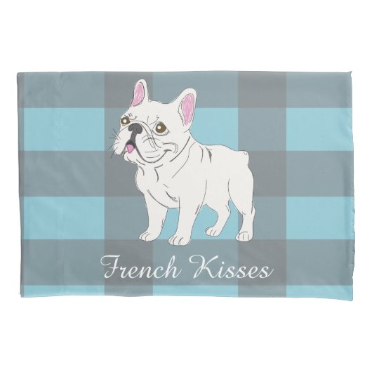 Französische Küsse Kissenbezug (Vorderseite)