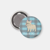 Französische Küsse Magnet (Vorderseite/Rückseite)