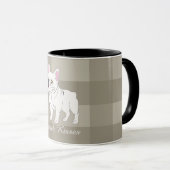 Französische Küsse Tasse (VorderseiteRechts)