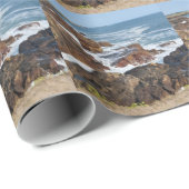 Französische Küste in der Vendée Geschenkpapier (Rolleneckpunkt)