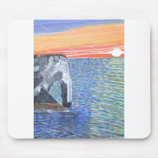 Französische Küste Mousepad (Vorne)