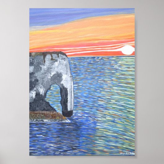 Französische Küste Poster (Vorne)