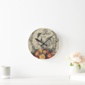 Französische Land-Hahn-Wanduhr Runde Wanduhr (Zuhause)