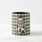 Französische Land-Kuh-Kaffeetasse Tasse (Zentrum)