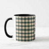 Französische Land-Kuh-Kaffeetasse Tasse (Links)