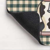 Französische Land-Kuh Mousepad (Ecke)