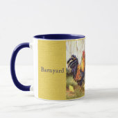 Französische Landbarnyard-Freund-Kaffeetasse-Tasse Tasse (Links)