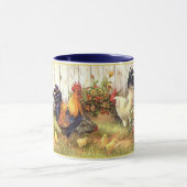 Französische Landbarnyard-Freund-Kaffeetasse-Tasse Tasse (Zentrum)