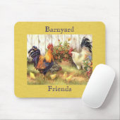 Französische Landbarnyard-Freunde Mousepad (Mit Mouse)