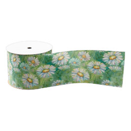 Französische Landdekoration Aquarellfarben Kamille Ripsband