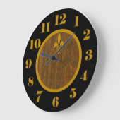 Französische Landesüberwachung - Lilie Große Wanduhr (Winkel)