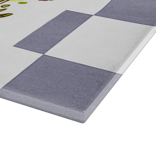 Französische Landeszitat Schneidebrett (Ecke)