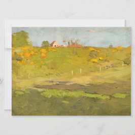 Französische Landschaft des ländlichen Raums (von  Karte