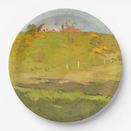 Französische Landschaft des ländlichen Raums (von  Pappteller