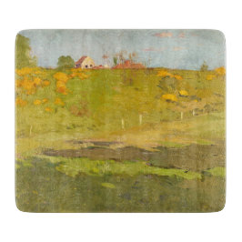 Französische Landschaft des ländlichen Raums (von  Schneidebrett